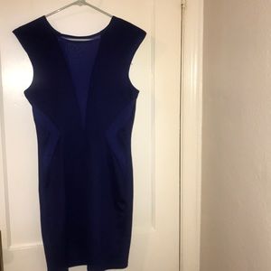 Blue mini dress